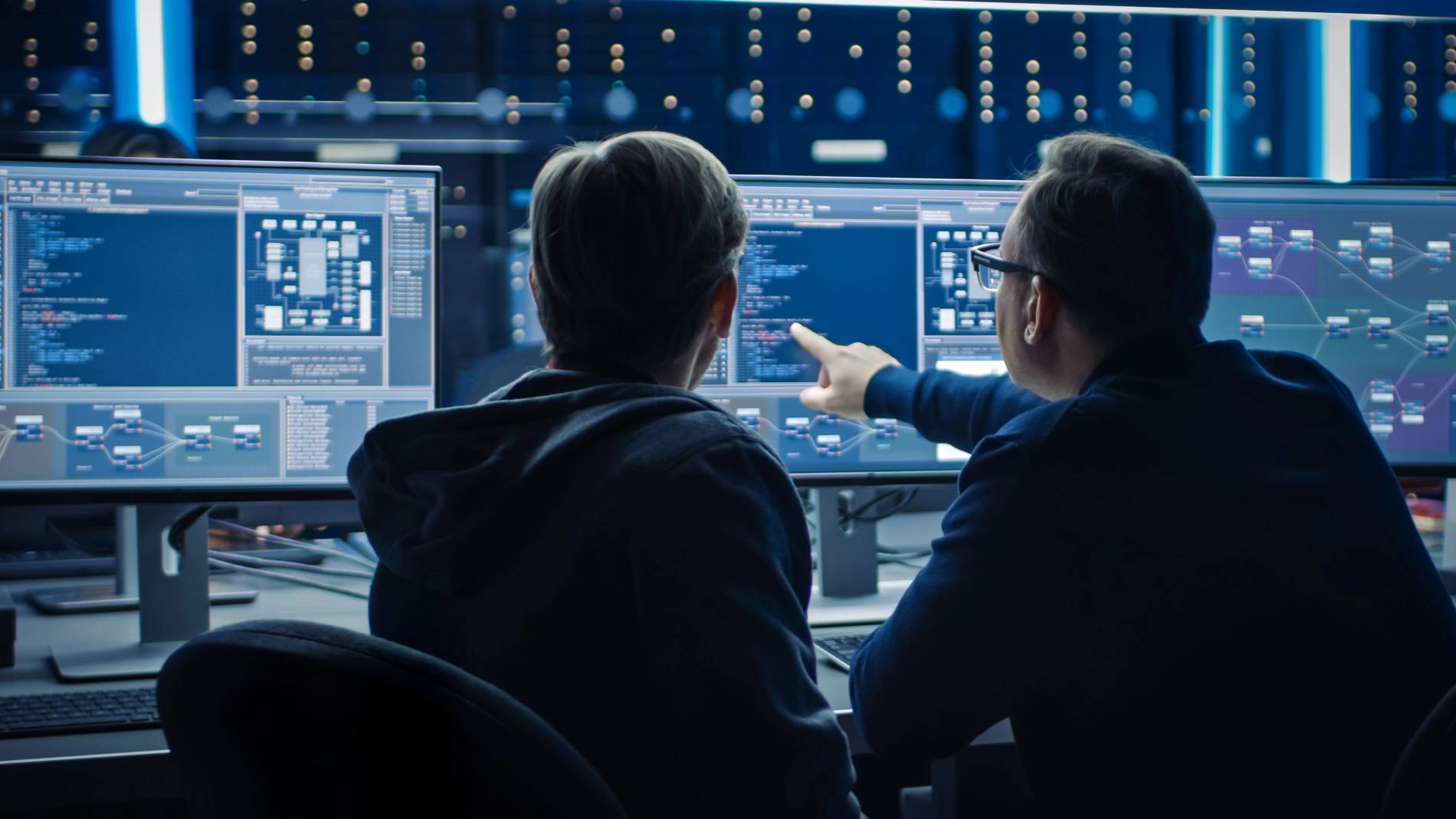 IT Professionals at Work